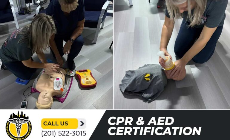 CPR & AED Certification for Massage and Wellness Centers in NJ