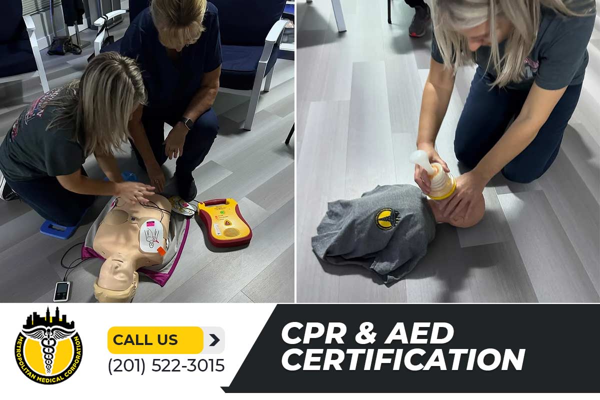 CPR & AED Certification for Massage and Wellness Centers in NJ