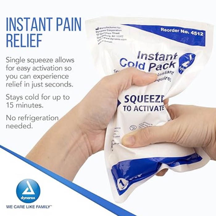 Dynarex Disposable Ice Packs for Injuries 24-Pack - Image 2