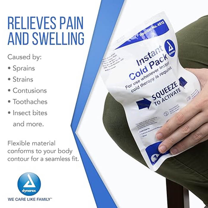 Dynarex Disposable Ice Packs for Injuries 24-Pack - Image 3