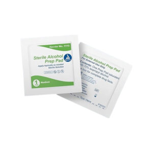 Dynarex sterile alcohol prep pads (Pack of 100)