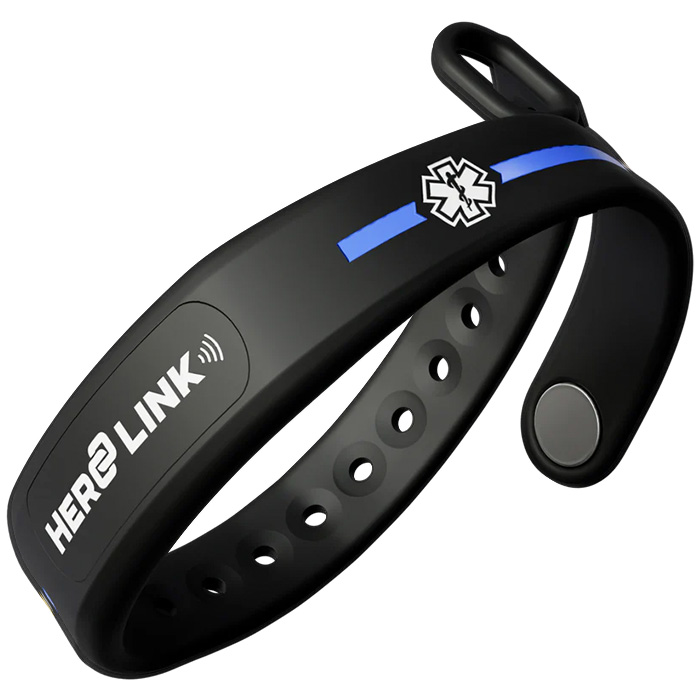 Hero Link® Thin Line Medical ID Wristband - Image 3