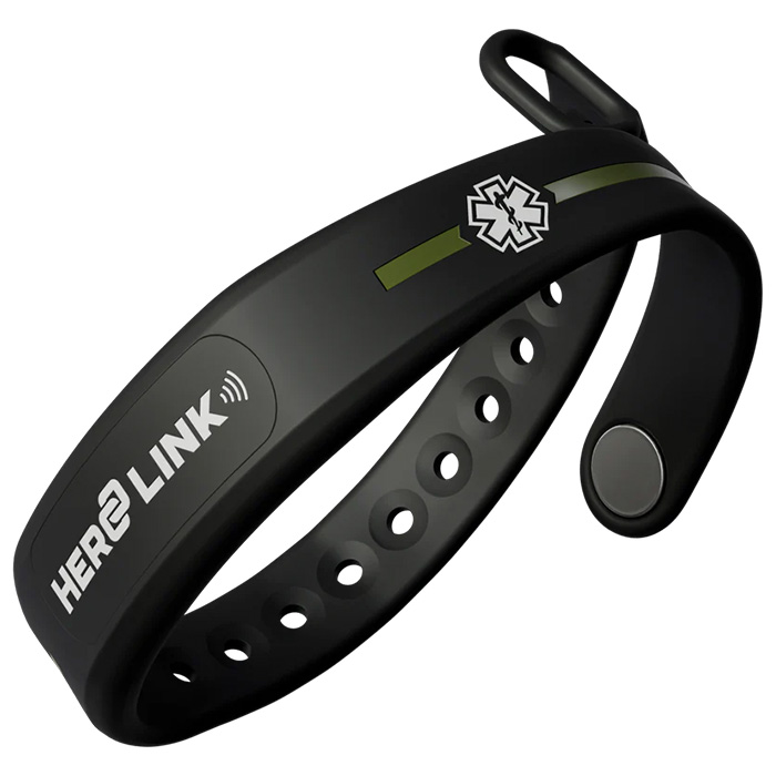 Hero Link® Thin Line Medical ID Wristband - Image 5