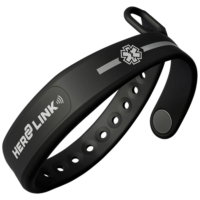 Hero Link® Thin Line Medical ID Wristband - Image 8