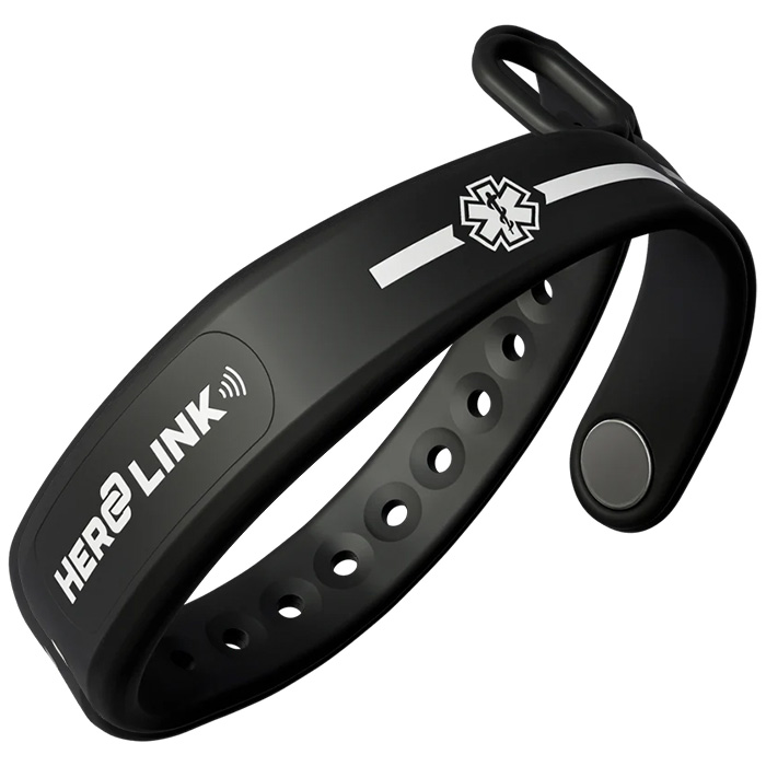 Hero Link® Thin Line Medical ID Wristband - Image 9